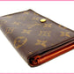 LOUIS VUITTON Long Wallet Purse M61730 Brown /Porte Monnaie-Viet-Trésor