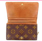 LOUIS VUITTON Long Wallet Purse M61730 Brown /Porte Monnaie-Viet-Trésor