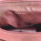 CELINE Boston Duffel bag Canvas / leather Red C Macadam Carriage vintage Women Used Authentic