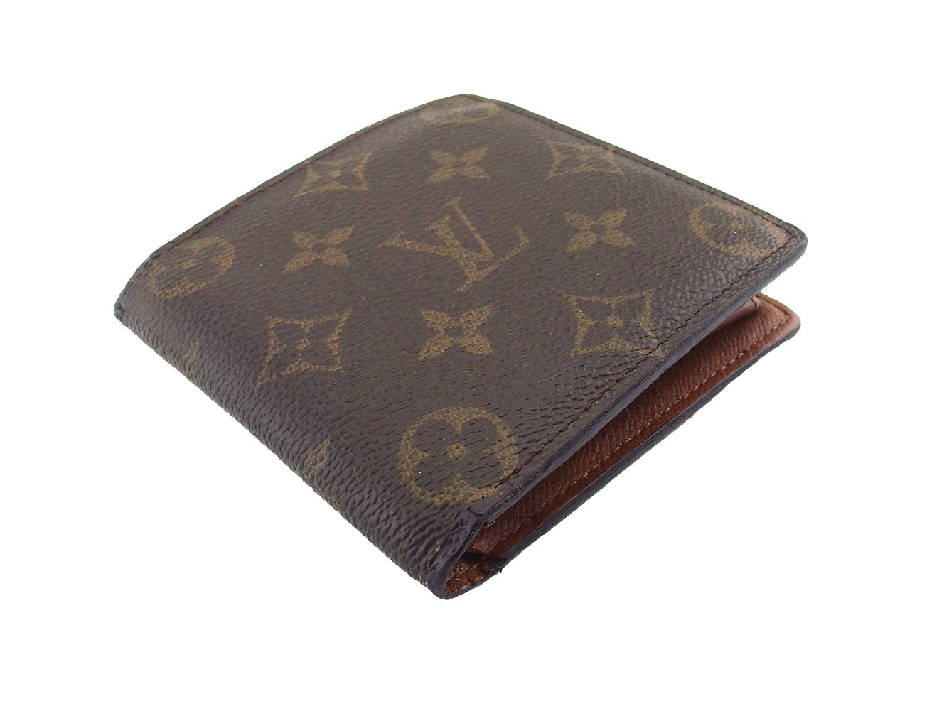 LOUIS VUITTON Bifold Wallet M61665 Brown beige Porte Billets Cartes Crdit Monet