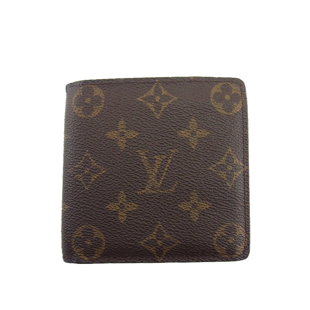 LOUIS VUITTON Bifold Wallet M61665 Brown beige Porte Billets Cartes Crdit Monet