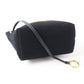 SAINT LAURENT Pouch Main: Wool, Main: Leather Black x Gold Women Used Authentic