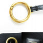 SAINT LAURENT Pouch Main: Wool, Main: Leather Black x Gold Women Used Authentic
