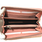 BALENCIAGA Long Wallet Purse 419805 leather pink beige Exclusive Wallet Women Used Authentic