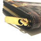 LOUIS VUITTON Long Wallet Purse M63490 Damier canvas Brown Transformed Damier Trompe l�foeil zippy wallet Women Used Authentic