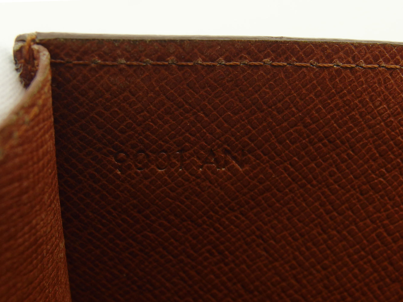 LOUIS VUITTON Long Wallet Purse M61724 Brown beige Pochette Porto MonÃ©credi