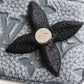 LOUIS VUITTON Coin case M81602 Taurillon Clemence Leather granite gray Monogram Pochette Kle Women Used Authentic
