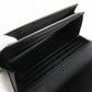 SAINT LAURENT Long Wallet Purse leather black mens Used Authentic