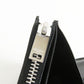SAINT LAURENT Long Wallet Purse leather black mens Used Authentic