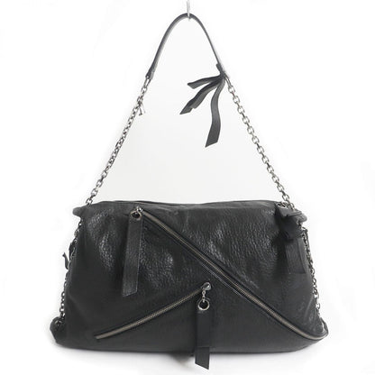 Christian Louboutin Shoulder Bag Main: Nappa leather black mens Used Authentic