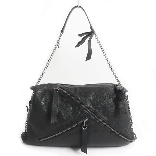 Christian Louboutin Shoulder Bag Main: Nappa leather black mens Used Authentic