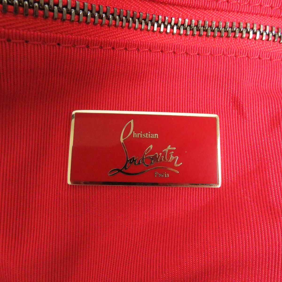 Christian Louboutin Shoulder Bag Main: Nappa leather black mens Used Authentic
