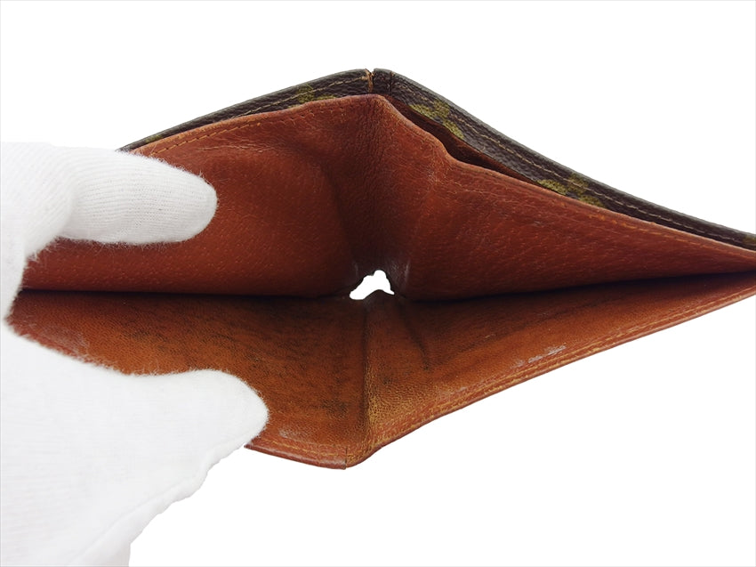 LOUIS VUITTON Bill Compartment M60879 Brown beige Porte BilletsCartes Crdit