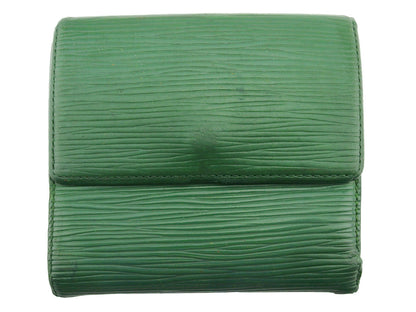 LOUIS VUITTON Bifold Wallet M63484 green Porte Monnaie Billets Cartes Credit