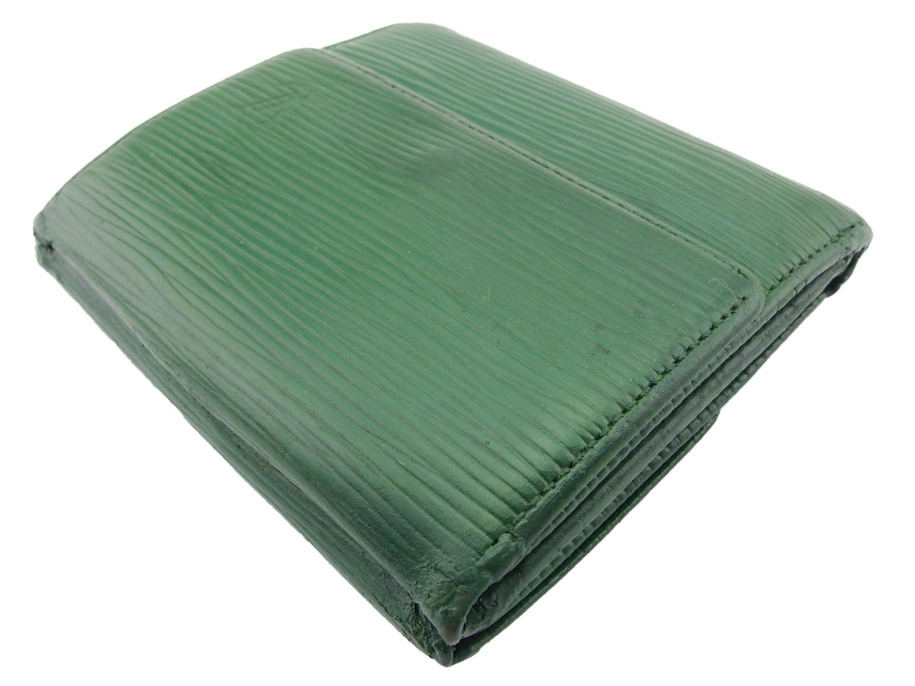 LOUIS VUITTON Bifold Wallet M63484 green Porte Monnaie Billets Cartes Credit