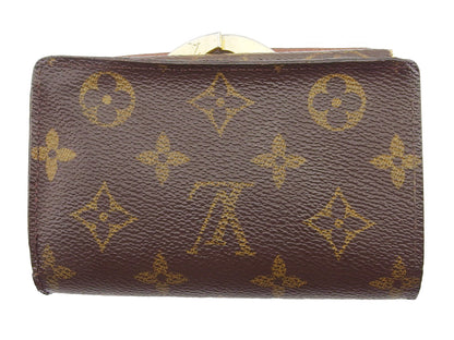 LOUIS VUITTON Bifold Wallet M61663 Brown beige gold Portonevie Vienova