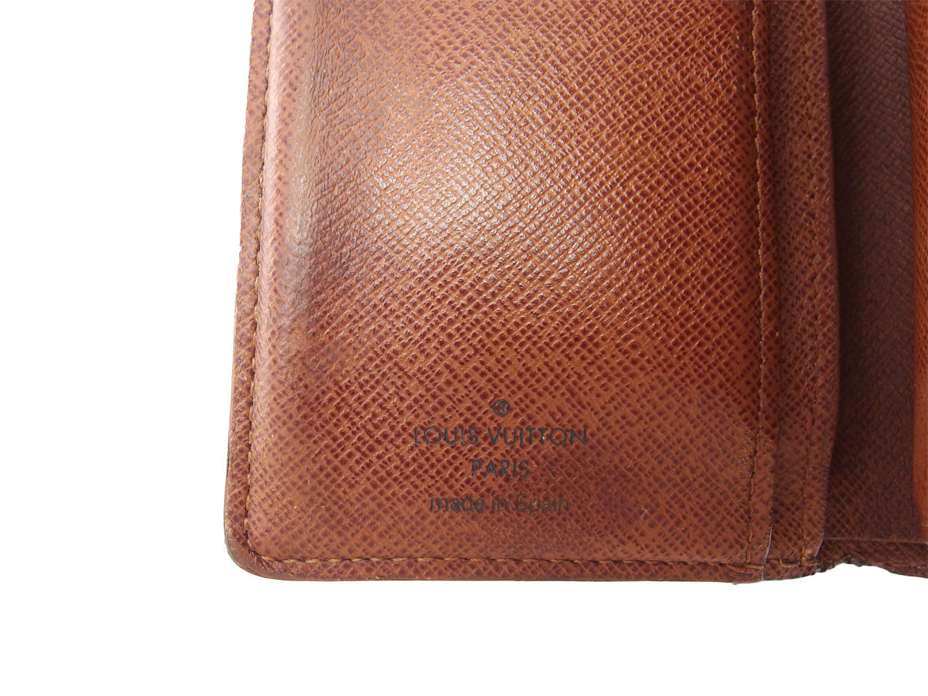 LOUIS VUITTON Bifold Wallet M61663 Brown beige gold Portonevie Vienova