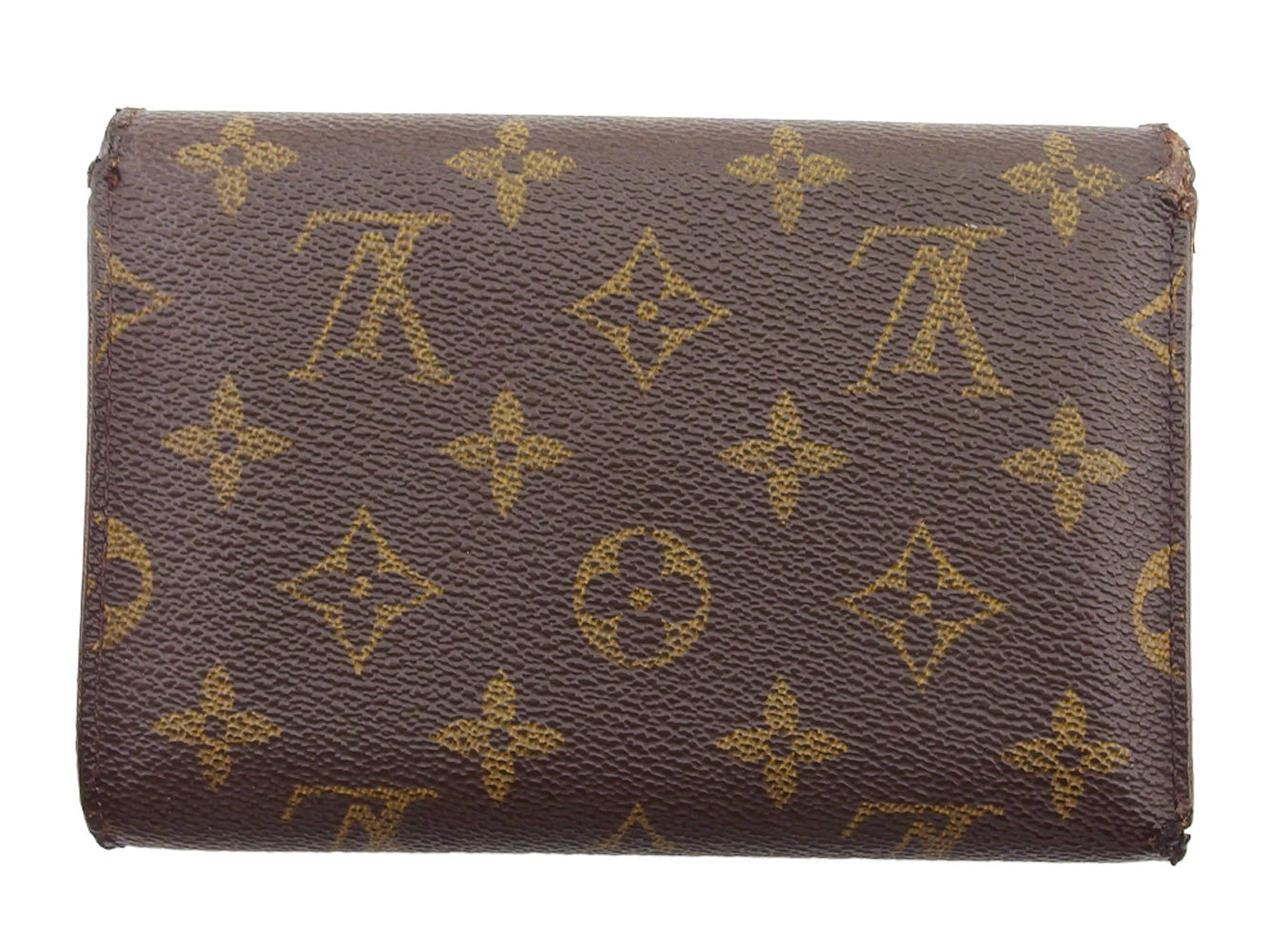 LOUIS VUITTON Tri-fold wallet M61202 Brown beige Porte TresorEtui Papie