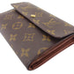 LOUIS VUITTON Tri-fold wallet M61202 Brown beige Porte TresorEtui Papie
