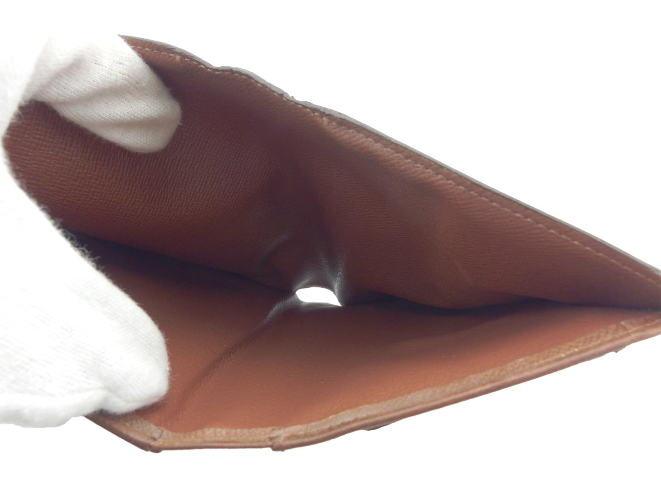 LOUIS VUITTON Tri-fold wallet M61202 Brown beige Porte TresorEtui Papie