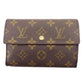 LOUIS VUITTON Tri-fold wallet M61202 Brown beige Porte TresorEtui Papie