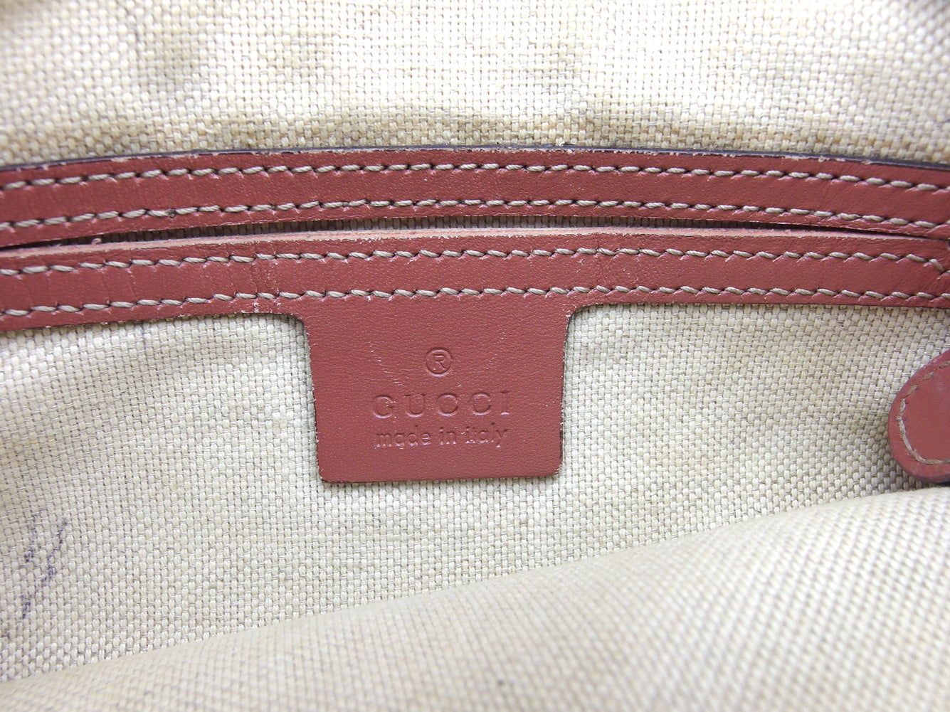 GUCCI Shoulder Bag 295257 Beige brown pink GG plus