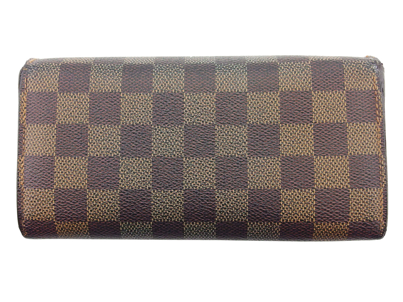 LOUIS VUITTON Long Wallet Purse N61734 Brown beige gold Portefeuille Sarah