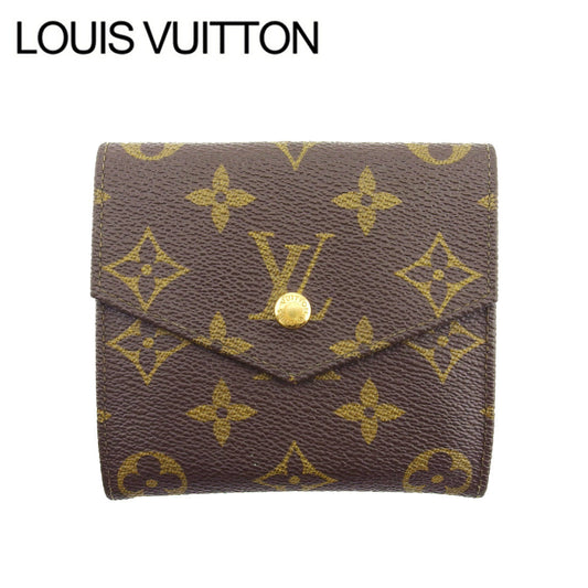 LOUIS VUITTON Bifold Wallet M61660 Brown beige Portonebier