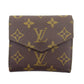 LOUIS VUITTON Bifold Wallet M61660 Brown beige Portonebier