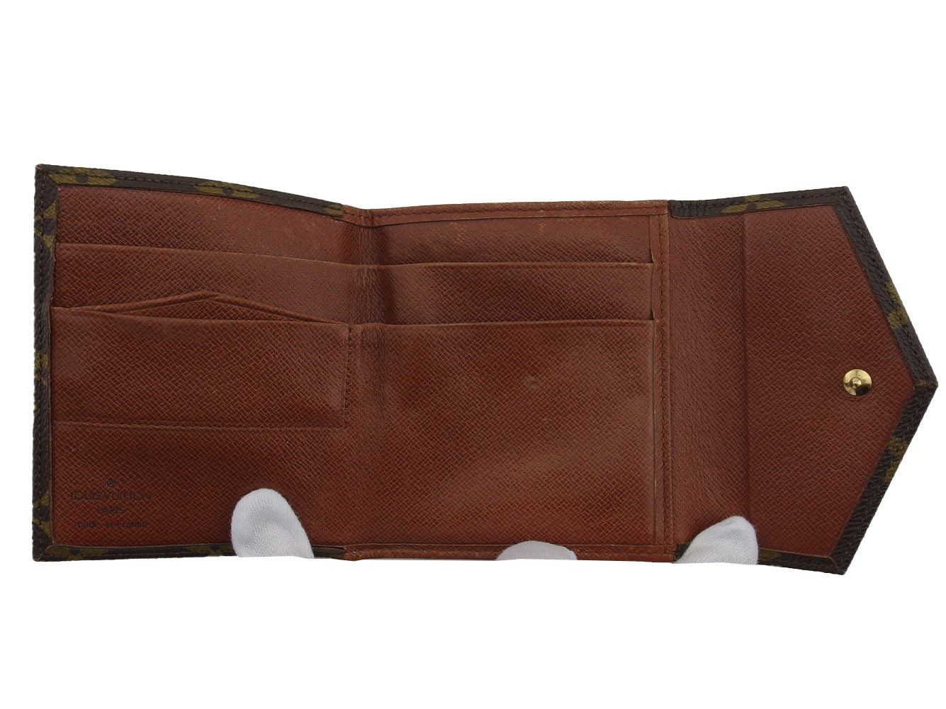 LOUIS VUITTON Bifold Wallet M61660 Brown beige Portonebier
