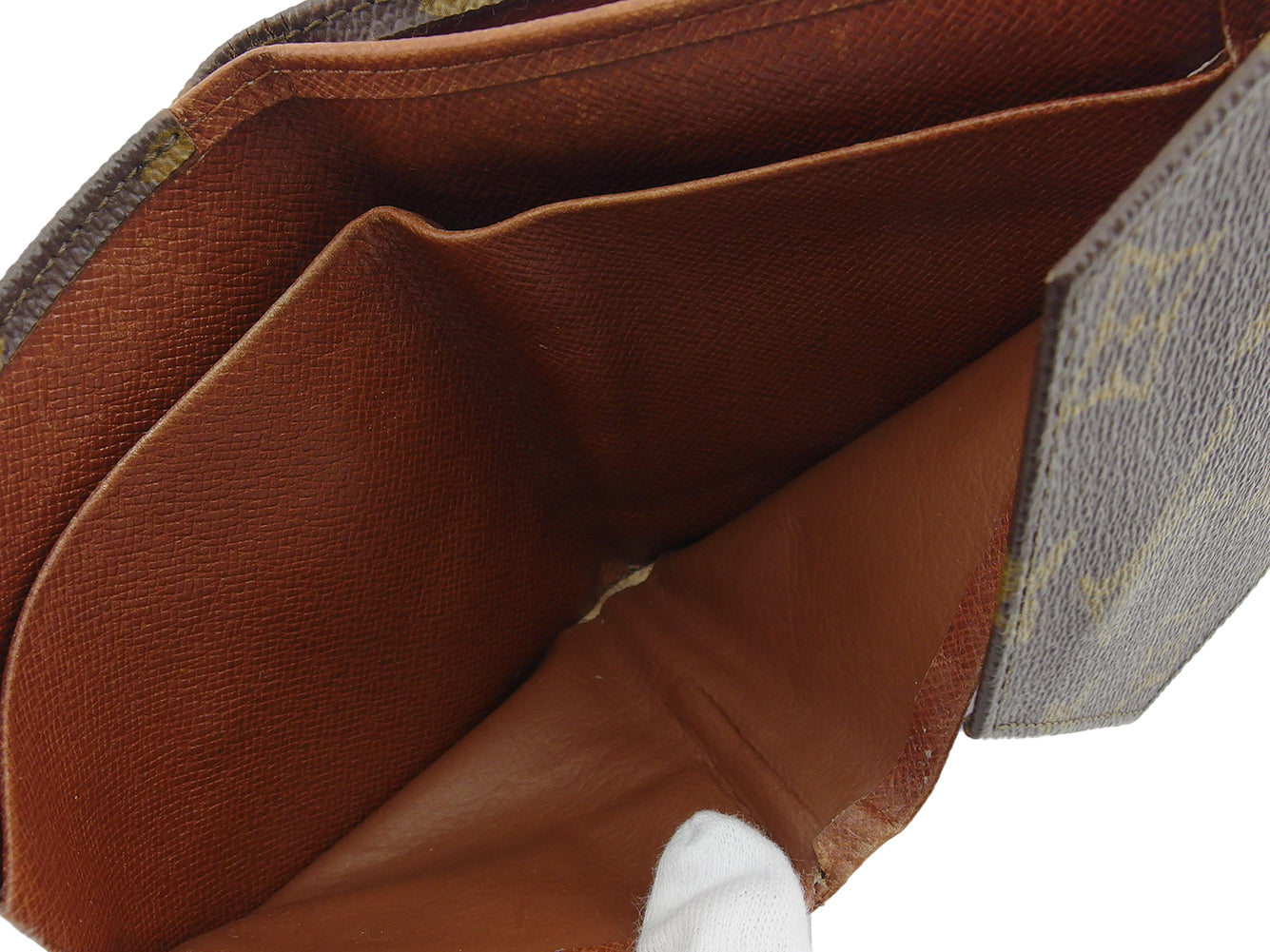 LOUIS VUITTON Bifold Wallet M61660 Brown beige Portonebier