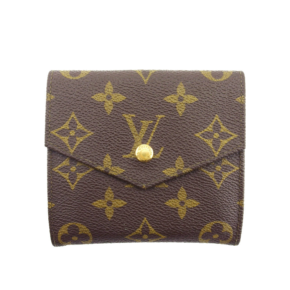 LOUIS VUITTON Bifold Wallet M61660 Brown beige Portonebier