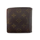LOUIS VUITTON Bifold Wallet M61665 Brown beige Porte Billets Cartes Crdit Monet