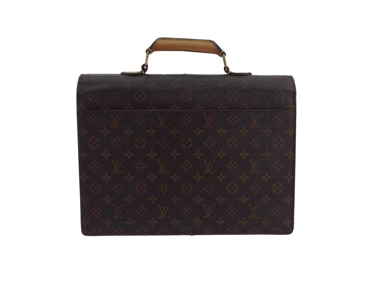 LOUIS VUITTON Business bag M53331 Brown beige Serviet Conseiller