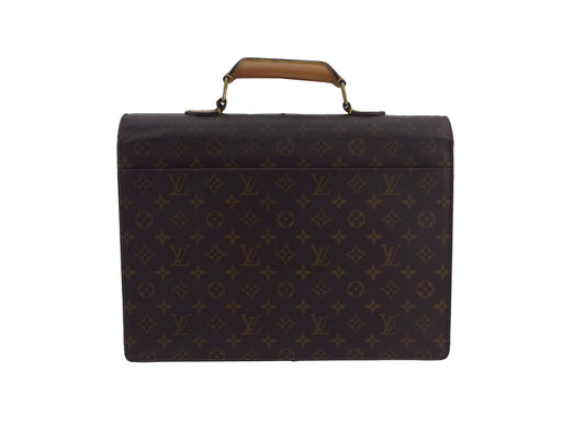 LOUIS VUITTON Business bag M53331 Brown beige Serviet Conseiller
