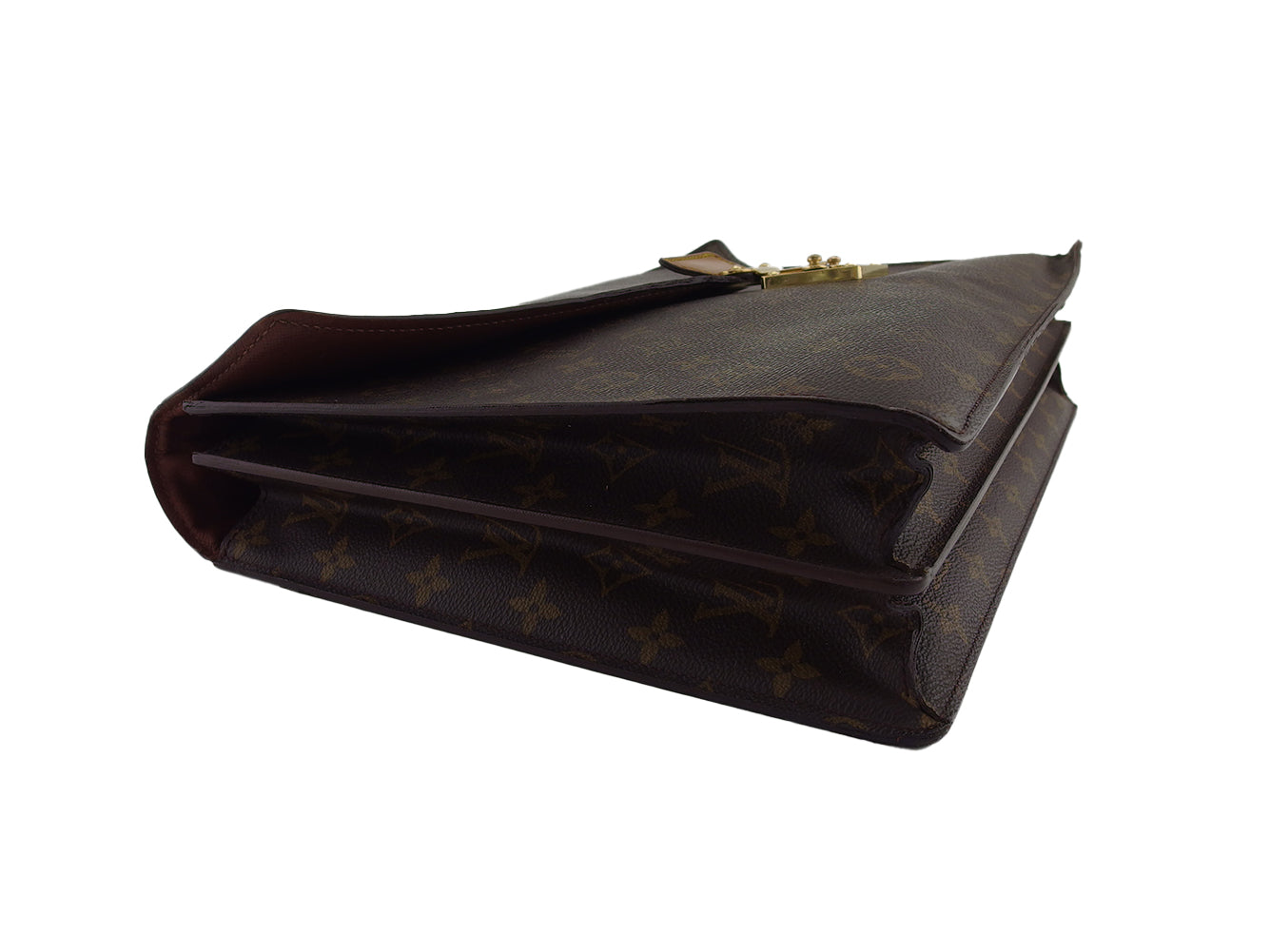 LOUIS VUITTON Business bag M53331 Brown beige Serviet Conseiller