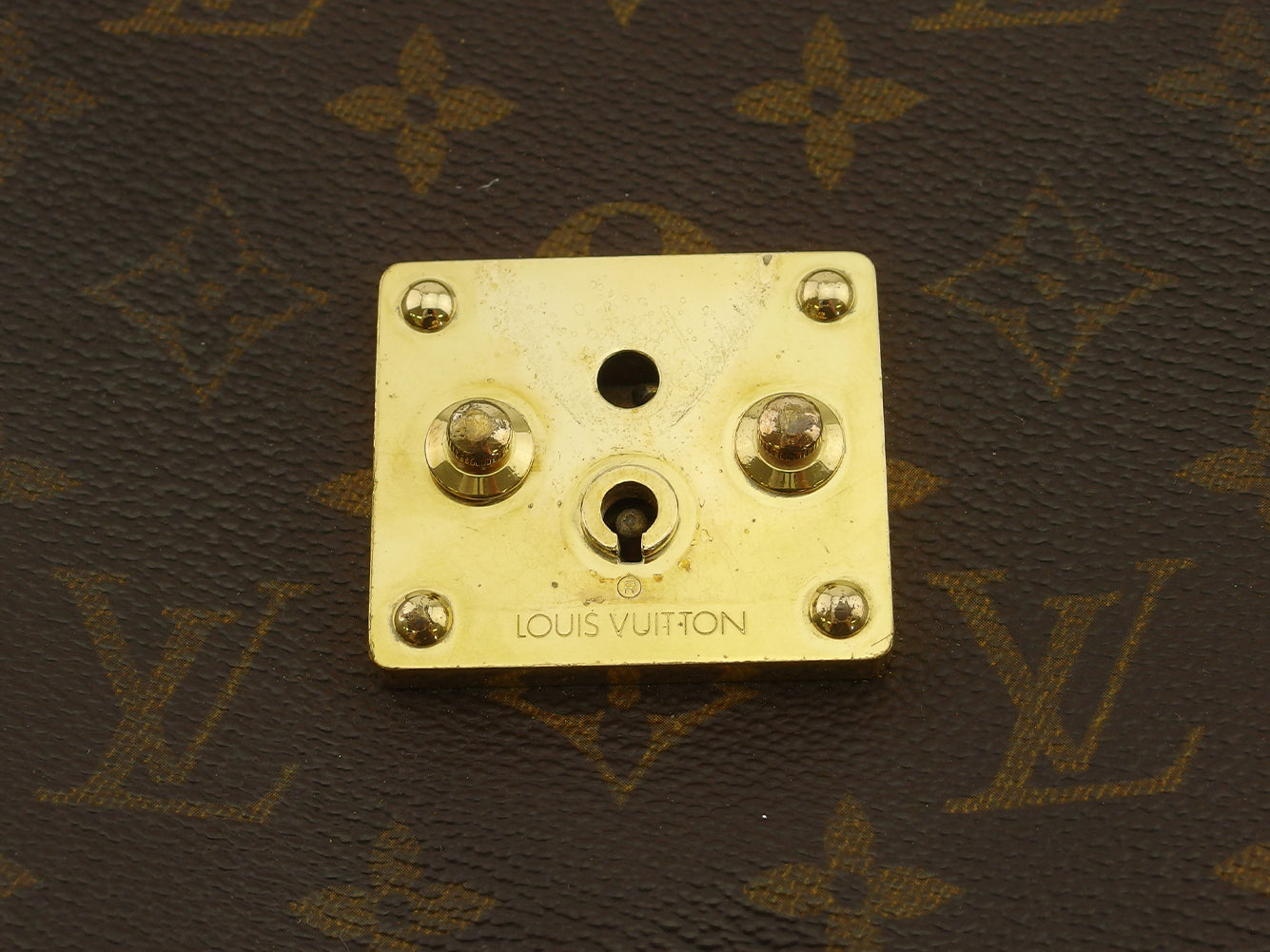 LOUIS VUITTON Business bag M53331 Brown beige Serviet Conseiller