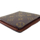 LOUIS VUITTON Bifold Wallet M61665 Brown beige Porte Billets Cartes Crdit Monet