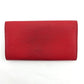 LOUIS VUITTON Long Wallet Purse M63577 Red Pochette Porto MonÃ©credi