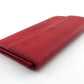 LOUIS VUITTON Long Wallet Purse M63577 Red Pochette Porto MonÃ©credi