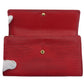 LOUIS VUITTON Long Wallet Purse M63577 Red Pochette Porto MonÃ©credi