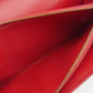 LOUIS VUITTON Long Wallet Purse M63577 Red Pochette Porto MonÃ©credi