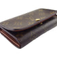 LOUIS VUITTON Long Wallet Purse M61730 Brown beige Portonebi Tresol