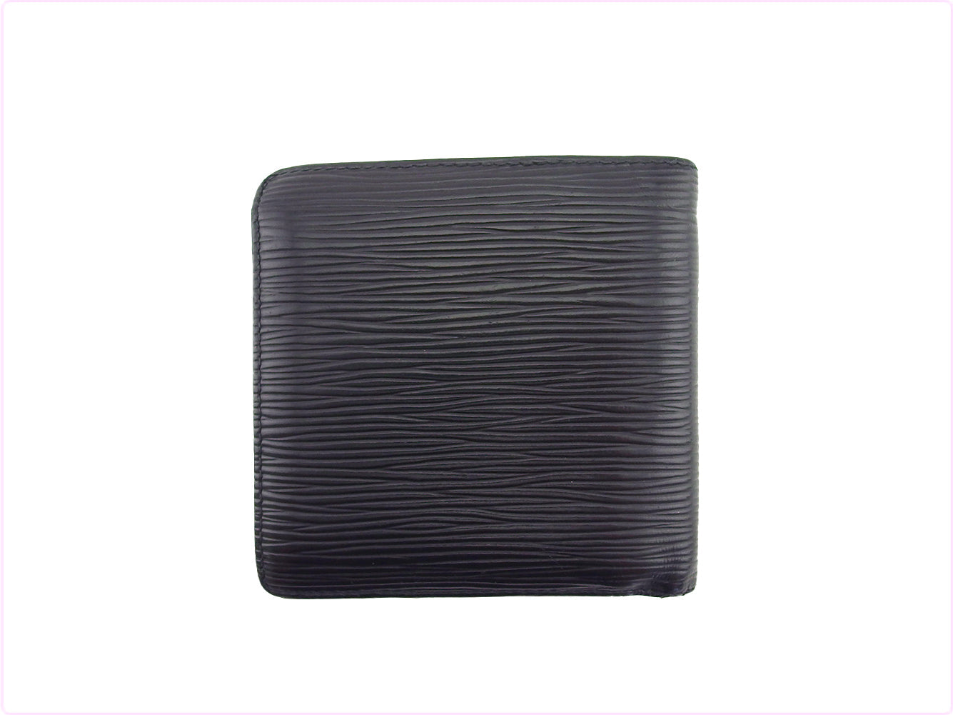 LOUIS VUITTON Bifold Wallet M63542 black Porte Billets Cartes Crdit Monet