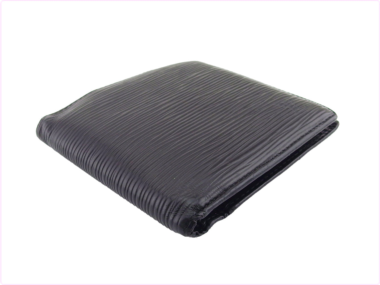 LOUIS VUITTON Bifold Wallet M63542 black Porte Billets Cartes Crdit Monet