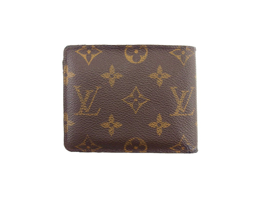 LOUIS VUITTON Bill Compartment M60895 Brown beige Portefeuille Multipull