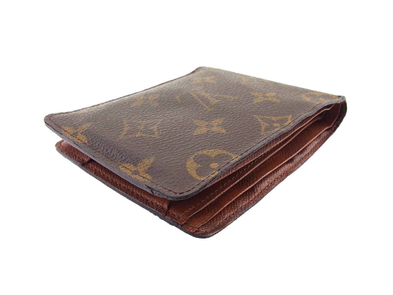 LOUIS VUITTON Bill Compartment M60895 Brown beige Portefeuille Multipull
