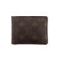 LOUIS VUITTON Bill Compartment M60895 Brown beige Portefeuille Multipull
