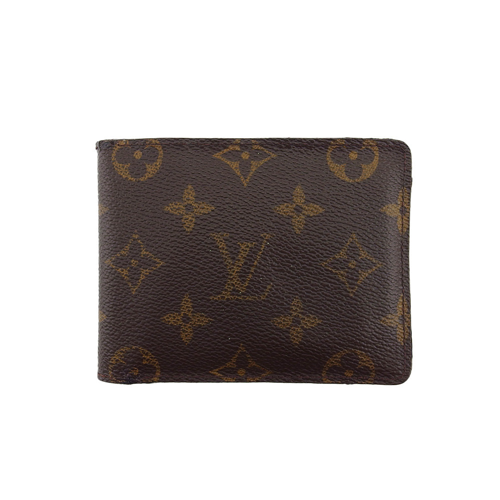 LOUIS VUITTON Bill Compartment M60895 Brown beige Portefeuille Multipull