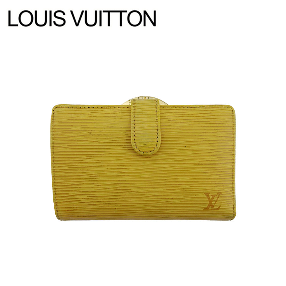 LOUIS VUITTON Bifold Wallet M63249 Yellow purple Portonevie Vienova